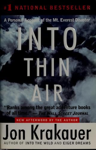 Cover of Into Thin Air
