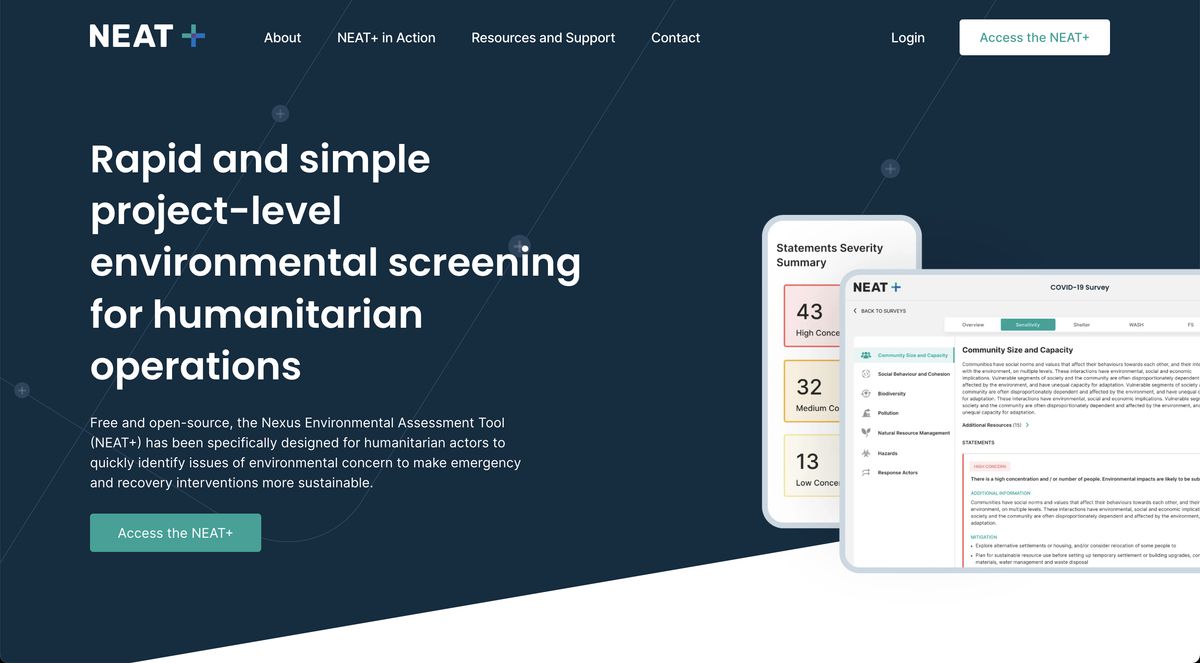 Urban NEAT+ Homepage